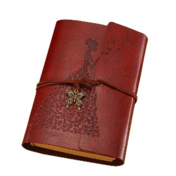 Leather Spiral Bound Vintage Notebook Travel Journal - Picture 3 of 6